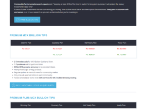 Mcx Bullion Tips - Gold Tips Silver Trading Tips Advisory